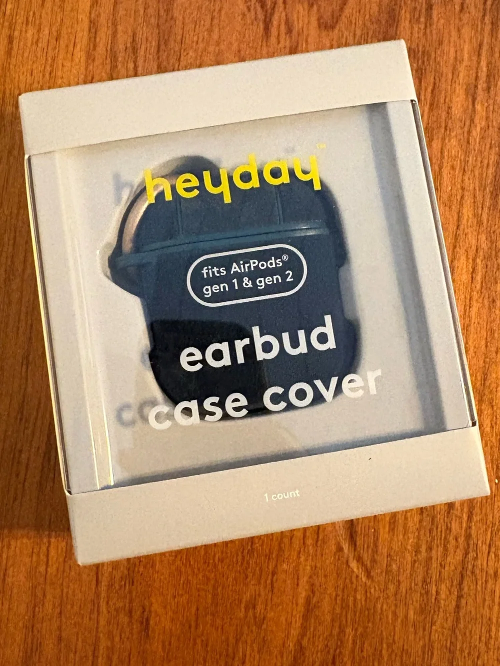 Heyday AirPods Gen1  & Gen2 Earbud Case Crushed Velvet Cover teal Blue New